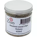 Ziva aromatische Holzmotte zum Kalträuchern – Hickory (450 ml)