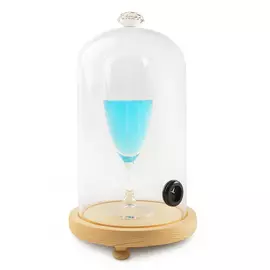 Cloche en verre Ziva pour fumer des cocktails
