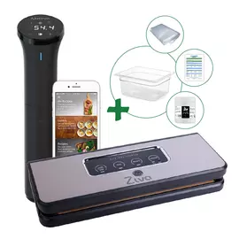 Paket – Anova Nano 3.0 + Ziva EasyVac + Sous-Vide-Wasserschüssel