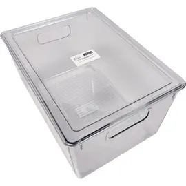 Ziva Kühlschrank-Organizer-Box mit Deckel – Groß (29,3 × 21 × 15,5 cm)