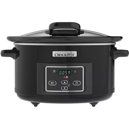 Crock-Pot CR052 Slow Cooker schwarz 4,7L Klappdeckel