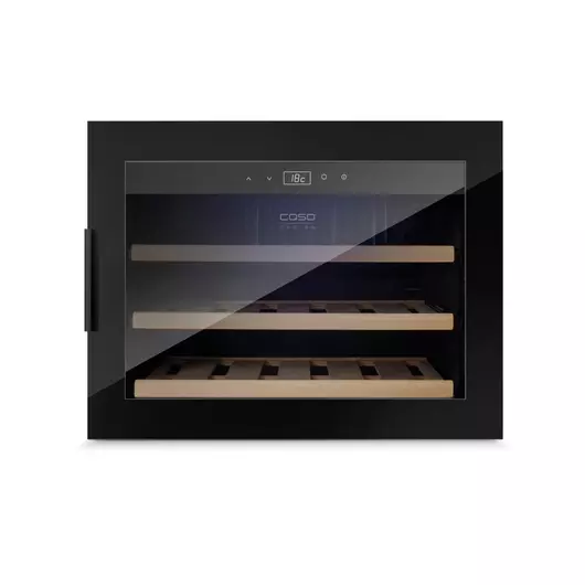 CASO WineSafe 18 EB Schwarzer Weinklimaschrank