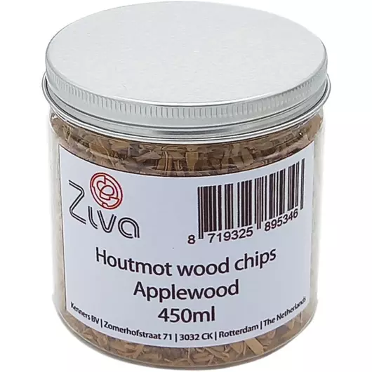 Ziva aromatische Holzmotte zum Kalträuchern – Apfel (450 ml)