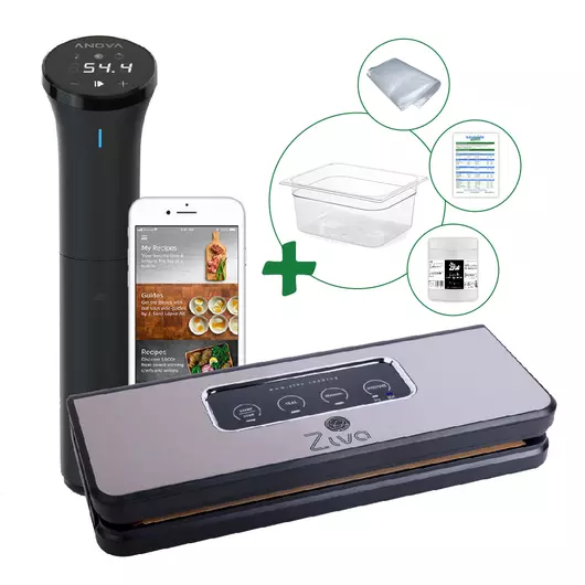 Paket – Anova Nano 3.0 + Ziva EasyVac + Sous-Vide-Wasserschüssel