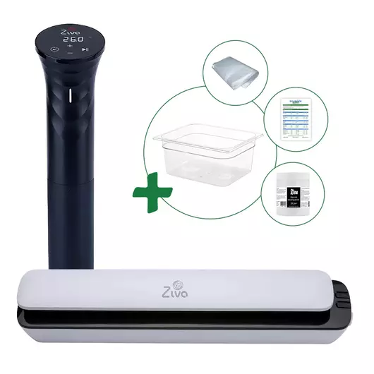 Paket – Ziva Savant + Ziva SlimTouch + Sous-Vide-Wasserbehälter