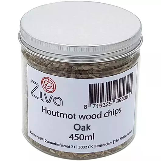 Ziva aromatische Holzmotte zum Kalträuchern – Eiche (450 ml)