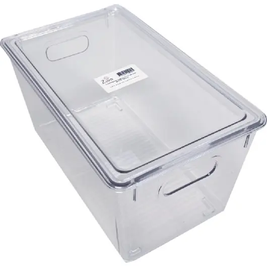 Ziva Kühlschrank-Organizer mit Deckel – Mittel (25,7 × 15,5 × 13,5 cm)