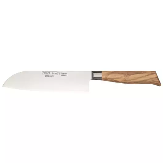 Burgvogel Oliva Line Kochmesser Santoku breit 18 cm