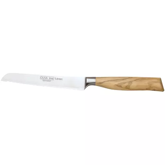Burgvogel Oliva Line Tomatenmesser mit Wellenschliff 13 cm