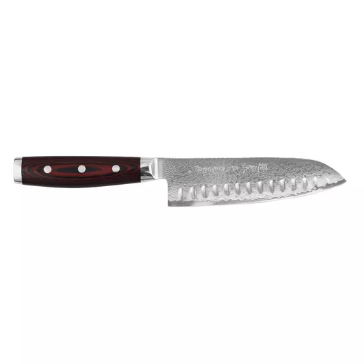 Yaxell Super Gou Santokumesser mit Löchern 16,5cm